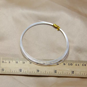  0,1 mm 5 метра/лот чист Кабел От Сребро 999 Проба Чиста Сребърна Жица Във Нанизывание За 