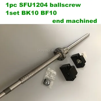  12 ММ SFU1204 1200 1500 мм свд с обработен края на + Химикалка гайка RM1204 + бележка разчита BK10 BF10 за ЦПУ