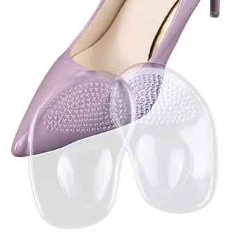 5 Чифта обувки на висок ток с прозрачен самоклеющимся масажен модел от полиуретанова гел и ударопоглъщащ стелькой