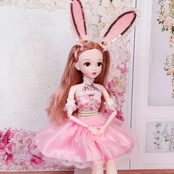  60 см Супер Голяма Кукла Костюм Принцеса Момиче Може да Пее Детски Играчки, Подарък За Рожден Ден