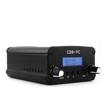  7 W CZE-7C PLL 78 ~ 108 Mhz FM трансмитер Broadcasting радио + захранване + Комплект малка антена