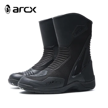  ARCX Мотоциклетни Ботуши Мъжки Дишащи Обувки Мото, За Конна Езда, Професионални Обувки Моторни Лодки Мъжки Мотогоночные Обувки Мото Обзавеждане