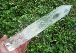  ddh00382 Натурална огромен прозрачен камък кварцевая кристален жезъл изцеление