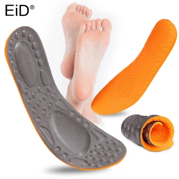  EiD 1 чифт Спортни Стелки С Памет ефект масажът Стелка От Пяна С Памет ефект, Абсорбиращи Потта Подплата, Вложки За Спортни Обувки За Бягане, Дишащи Стелки за мъже и жени