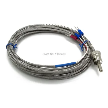  FTARS02 тип PT100 4 м метална екранировка на кабела диаметър на отвора 11,5 mm регулируема байонетная капачка Датчик за температура RTD