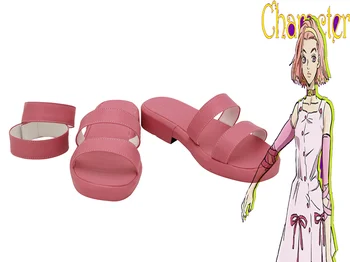  Jojo ' s Bizarre Adventure Сугимото Рейми Обувки за Cosplay, Розови Сандали На поръчка Всички размери