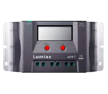  Lumiax 10A 15A 12V слънчево зарядно usb контролер на заряд на mppt