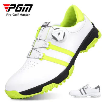  PGM нови мъжки маратонки за голф, ежедневни обувки, шнурове с дръжка, водоустойчив нескользящая обувки, мъжки обувки за голф