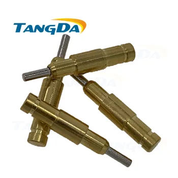  Tangda 4*21.5 mm точност ръководят 3A игла сонда за зареждане на батерията пружинен еластичен електрод златно покритие 4 мм конектори A