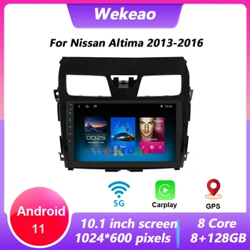  Wekeao 2 Din Android 11 10,1 Инча Автомобилен Радиоприемник За Nissan Altima 2013-2016 Авторадио Bluetooth Мултимедиен Плеър Carplay