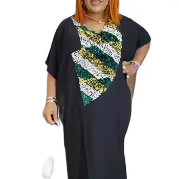  Африкански Рокли За Жени 2023 Диаманти Традиционен Дашики Bubu Халат Африка Женски Дълго Африканско Макси Рокля Африканска Облекло