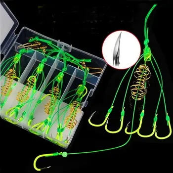  Висока риболовни куки carbon Carp сферични Захранващото бомба доказателство виси взрив кука инструмент за анти-ликвидация взрив кука