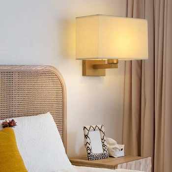  Декоративен Скандинавски монтиран на стената Лампа, Домашен Лампа, монтиран на стената Лампа За Спални, Осветление на Хола, Коридор, Коридор, Златен, Черен на Цвят, LED