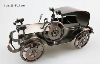  Европейската и американската Ретро Реколта Модел Автомобил Бар кафе-сладкарница Украса Tin Желязо Декоративни Занаяти