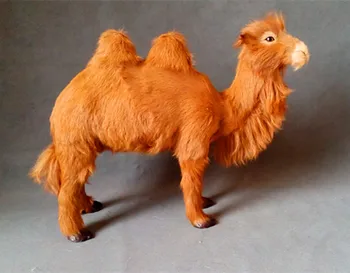  имитация на двугорбого камила 45x36 см, модел от полиетилен и кожа, модел камила, предмети за декорация на дома, модел подарък d429