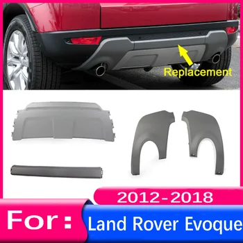  Капачка Задна Броня Защитна Подплата Поставяне На Капака На Изпускателната Тръба За Land Rover Range Rover Evoque 2012 2013 2014 2015 2016-2018