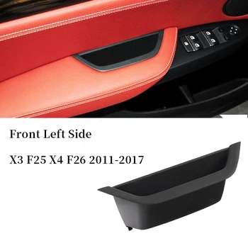  Кола Auto Вътрешна Вътрешна Врата дръжка за Дърпане панел е Съвместим За-Bmw F25 F26 X3 X4 2011-2017, предната лява страна