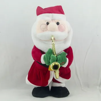  Коледна серия от Дядо Коледа Духа на Саксофон Лосове Саксофон Снежен човек Саксофон Пеене и Усукване