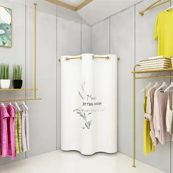  Магазин за дрехи пробната рамка, която да завеса преносима сгъваема проста съблекалня затеняющая завеса съблекалня