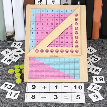  Математика Монтесори Учебни Помагала за Играчки на Децата от Предучилищна Възраст Математика Образователна Играчка Дървени Играчки за Деца, Детски Подарък За Рожден Ден