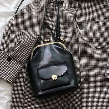  Модерна Дамска чанта със Скоба, чанти през рамо от Изкуствена кожа, Дизайнерски Маркови Дамски Чанти, дамски чанти-тоут, в Чантата си-клатч Bolsa Mujer 2022
