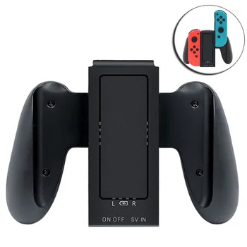  Нов Титуляр за зареждане 2в1 Comfort Grip с 2000 mah контролера на Nintendo Switch Аксесоари за геймпада Joy -против