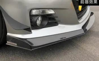  ПАРОЛА JDM стила на 3 бр. днешно Въглеродни влакна/грунд FRP предната устна на купето на Автомобила За Toyota FT86 GT86 SCION FR-S SUBARU BRZ 2013-2017
