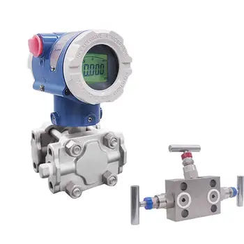 Сензор за диференциално налягане в нефтената и газовата промишленост от неръждаема стомана 4-20 мА с LCD дисплей Hart