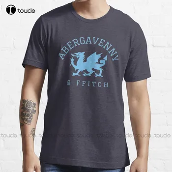  Тениска Abergavenny и Ffitch Made In Abergavenny, Изработени по Поръчка, Тийнейджърката Тениска Унисекс с Дигитален Печат, Модни Забавна Нова Тениска Xs-5Xl