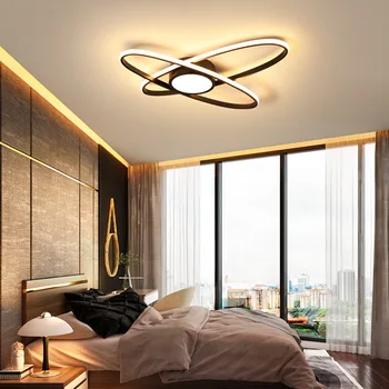  Трансграничная Специална Led Таванна лампа Черно-Бяла Проста Модерна Лампа За Спални Топла Индивидуалност Модни Лампа За Стаята