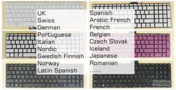  Чешка република Словашка Исландия Японска клавиатура РО за HP 15-br000 15-br100 15t-br000 15t-br100 15-bw000 15-bw500 15g-bx000 с подсветка/Без