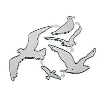  Ято птици Небесни Птици Декор Метална форма За Рязане Украса Чайка Вырезанная рамка за Релеф Печати на Шаблон за Бродерия Птица Ca T2S5